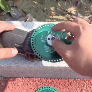 ToolsHub 3pcs 6 in 1 Diamond Cutting Disc Multifunctional Composite Saw Blade for Ceramic Tile Glass Cutting Dry Cutting Blade