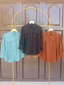 kemeja Karla rayon twill buat kerja