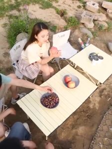 Outdoor Folding Camping Table Multifunctional Portable Outdoor Table for Home Camping Picnic Beach
