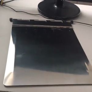 Patient Folder Metal Clipboard Stainless Folder Pasien A4 Untuk Rumah Sakit Klinik Sekolah