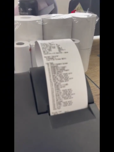 200 rolls Coreless Thermal Paper 57mm x 40mm use for Thermal Printer Receipt Printer Mobile Printer
