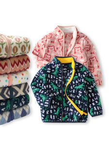 New Spring Autumn Childrens Fleece Jacket Baby Boys Clothing Winter Coat Casual Style Outdoor Wear Breathable Waterproof