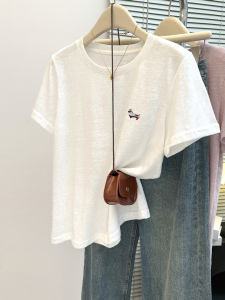 MISHANGYICHU | Sweet Spicy Style Comfortable Loose Fit Slimming Summer T-Shirt Thin Short Sleeve