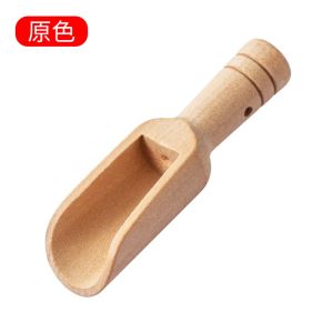 2/5PCS Wooden Coffee Scoop Set Mini Measuring Spoons For Salt Sugar Milk Powder Kitchen Baking Tools Cooking Utensils