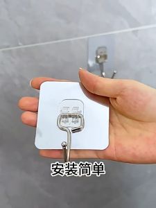 Wall Hooks Seamless Screw Penyangkut Dinding 挂钩 强力粘胶 贴墙壁透明挂钩 免打孔挂钩