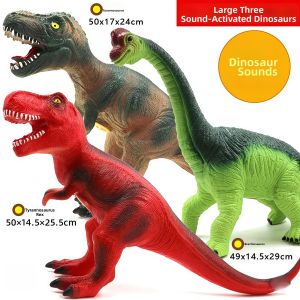 Jiaxun | Silicone Soft Dinosaur Model Set