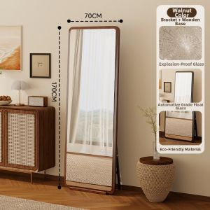 Full-length Mirror Full-body Non-deforming Bedroom Space-saving Dressing Mirror