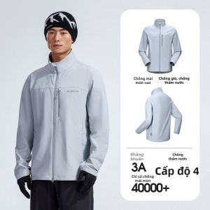 HIMALAYA | Áo Khoác Softshell RF Có Mũ Dài Chống Thấm Nước