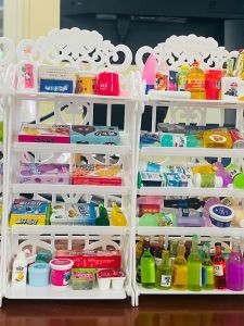 Childrens DIY Mini Simulation Small Items Drink Bottle Toy Night Light Wish Bottle Resin Accessories House Static Model