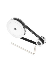 Aluminum Alloy GT2 Synchronous Belt Wheel Set 20 Teeth 1:3 Reduction Ratio Mechanical Transmission Components Band Width 6