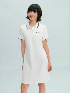 Champion | Summer New Cotton Polo Neck Simple Leisure Dress