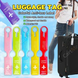 Luggage Tag PVC Boarding Pass Colorful Anti-loss Label 24*4cm