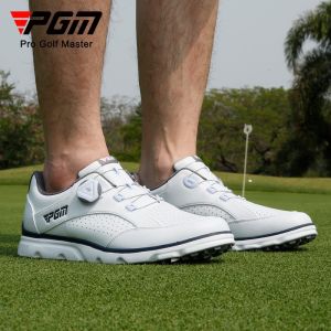 PGM kasut Golf lelaki Knob Lace Soft Bottom Sports Anti Side Slip kuku bernafas bukan pengap Multi warna XZ245