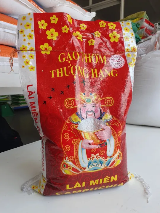 Gạo Lài Miên L2 Campucha Nội Địa 5kg - Cơm Dẻo Ngon Mềm Thơm 5% Hạt Gãy - Ngọc Thiên Phúc
