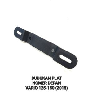 Dudukan Plat Nomer Depan Vario 150 Fi (Plastik) - Pangkon Bracket Breket Braket Pelat Nomor Nopol