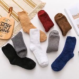Extremely Cozy Cashmere Socks Women Men Winter Warm Sleep Bed Floor Home Fluffy