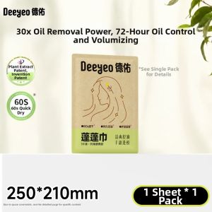 Deeyeo | No-Rinse Volumizing and Oil-Control Shampoo Towel