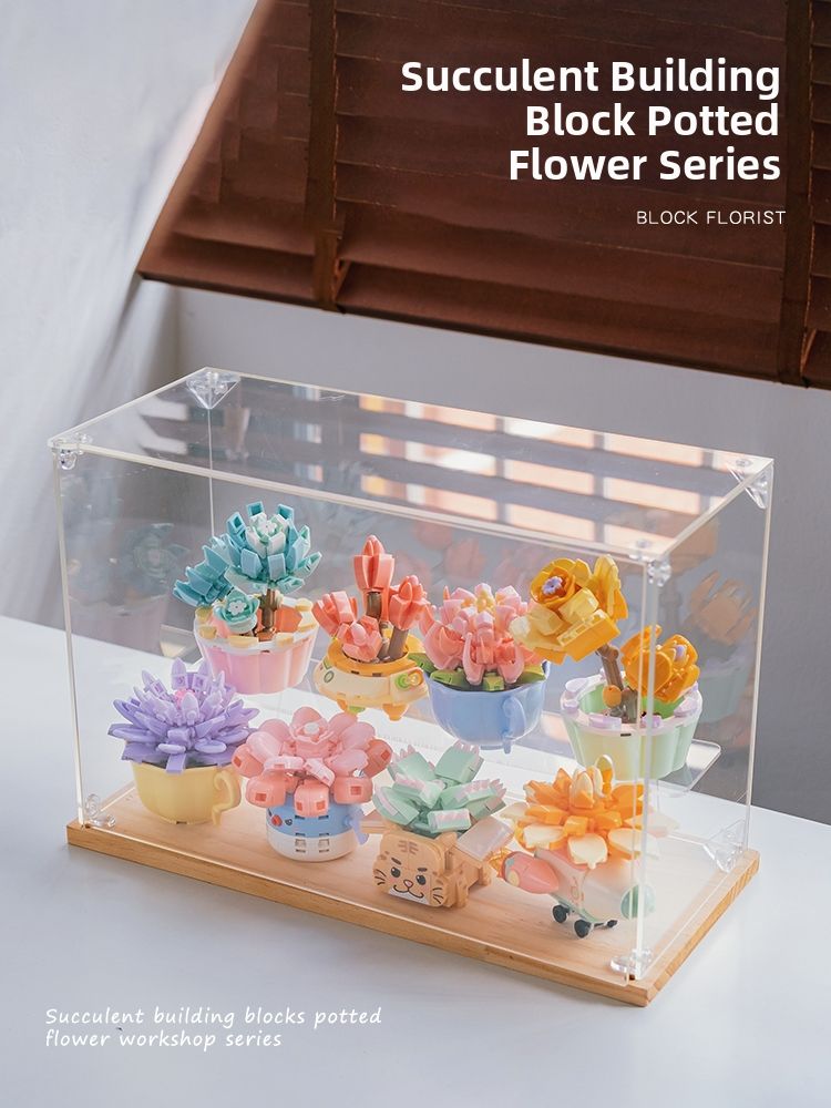 SENBAOJIMU Blocos de Montar Buquê de Suculentas e Flores, Mini Brinquedo Educativo de Montagem DIY para Mesa, Presente de Aniversário Perfeito para Meninas
_voghion.com