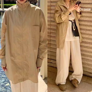 เสื้อแจ็คเก็ตกันแดดคอตั้งสไตล์ลำลองสำหรับฤดูร้อน แจ็คเก็ตคาร์ดิแกนกันแดดสำหรับกลางแจ้งกันรังสียูวี แจ็คเก็ตกีฬา แจ็คเก็ตผู้หญิง