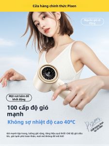 PISEN | High-speed Portable Handheld Fan with 100 Wind Settings Cooling Foldable and Quiet