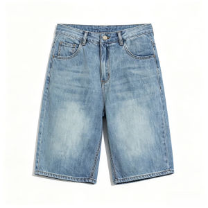 GUJOOCOW | Vintage Washed Denim Shorts