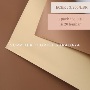 KERTAS BUNGA BICOLOR(1PACK:20LBR)/WRAPPING PAPER/WRAP BUNGA/FLOWER WRAP/PEMBUNGKUS KERTAS WATERPROOF
