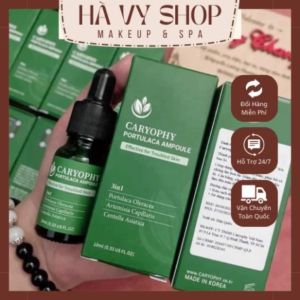 [CHÍNH HÃNG HIDDEN TAG ] [HCM] Tinh Chất Ngăn Ngừa Mụn Làm Mờ Thâm Caryophy Portulaca Ampoule 10ml