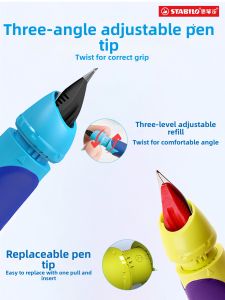 STABILO | Ergonomic Calligraphy Pen Set for Third Graders Gift Box