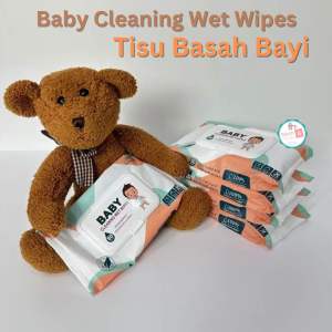 Baby Hand and Mouth Soft Wipes 80s | Baby Cleaning Wet Wipes | Tisu Tissu Basah Bayi