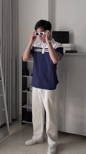 Áo Thun Polo Nam DON Vải Cotton Cá Sấu Cao Cấp Đẹp Tay Ngắn Có Cổ Màu Trắng Đen Đỏ Xanh Navy Trơn Họa Tiết NATO