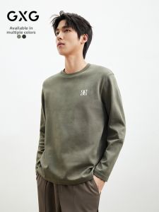 GXG | Back Print Tie Dye Long Sleeve Round Neck Mens T-shirt