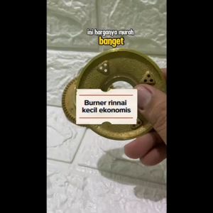 Burner Kuningan Kompor Gas Rinnai Kecil 72 mm Kualitas Ekonomis