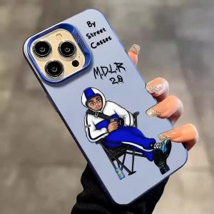 M-Morad MDLR Morad04 Phone Case For IPhone 17 16 15 14 13 12 11 Pro Max Air Matte Laser Aurora Shockproof Phone Case