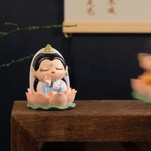 【SG Stock】Happy Fairy Decoration Lucky Mini Gods Tathagata Little Buddha Creative Office Desk Car Home Accessories Gift