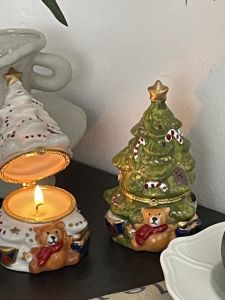 Christmas Tree Bear Ceramic Cup Aromatherapy Candle Festive Indoor Decorative Piece Ideal Gift Bedroom Home Fragrance Decoration