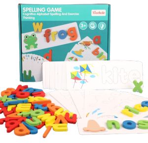 Spelling Game – Alphabet & Word Building Puzzle for Kids | English Learning & Cognitive Skills Toy