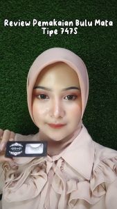 Bulu Mata Palsu Natural Lentik Kode 747s