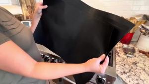 1/2/7Pcs Oven Mat Microwave Oven Mat Glass Fiber High Temperature Resistant for Bottom of Your Oven or Any Type of Barbecue