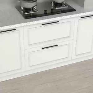 Cabinet Kitchen Pull Out Slide Drawer Shelf Organiser Rack Storage Plate Holder Aluminium Basket