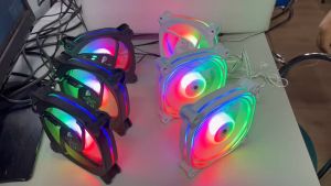 1st Player FB Case Fan | ARGB PC Cooling Case Fan | 120x120x25 mm | 5-Pin Connector | Hydro Bearing