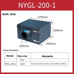 NYW | PM2.5 Air Purification Box for Pre-Filters 98% PM2.5 Removal