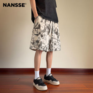 NANSSE | Hefty Tie Dye Workwear Shorts Casual