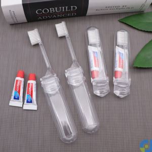 Foldable Toothbrush Disposable Travel Pack Business Trip Toothbrush Case Portable Suit Small Toothbrush Adult Toiletries