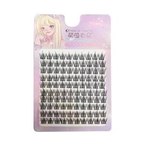 MENGJIESHANGPIN | Mi giả ma quái cỡ lớn tự nhiên không cần keo Mi giả nữ Mi giả Fairy Hair dễ sử dụng Mi giả thoải mái Mi giả thoải mái