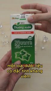 Siro ho Thường Xuân giúp bổ phế giảm ho khản tiếng hắt hơi chảy nước mũi nghẹt mũi Chai 100ml