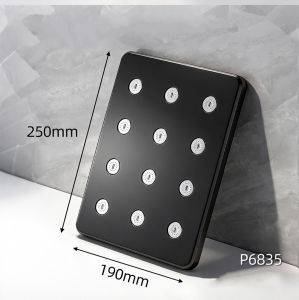 Overhead Shower Universal Large Shower Head Pressurized Anti-blocking Shower Head Bathroom Hotel Small Waist Shower