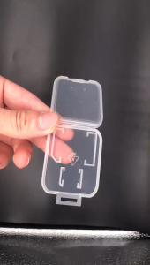 10pcs Kotak Plastik Penyimpan SD Card / MicroSD Card / SD TF Memory Card Box