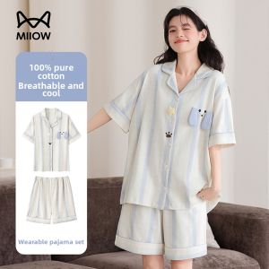 MiiOW | Cotton Casual Cute Sleepwear Set