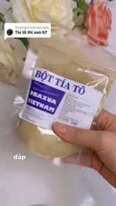 Bột Lá Tía Tô đắp mặt nạ OBAXUA nguyên chất 75g