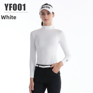 PGM GOLF | Womens Golf Sun Protection White Base Layer Ice Silk T-Shirt